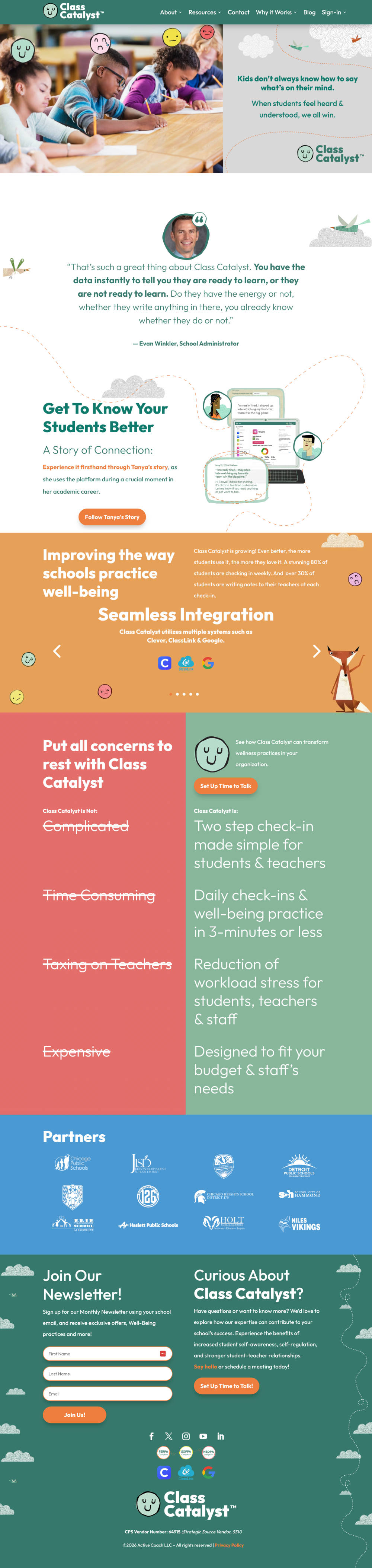 Class Catalyst Website Class Catalyst website